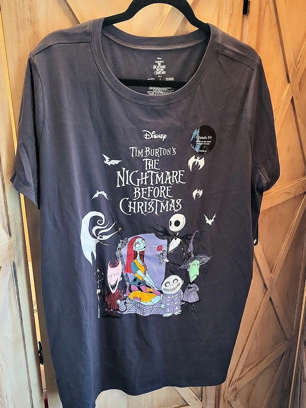 Disney The Nightmare Before Christmas Graphic Tee Size 2X Like New